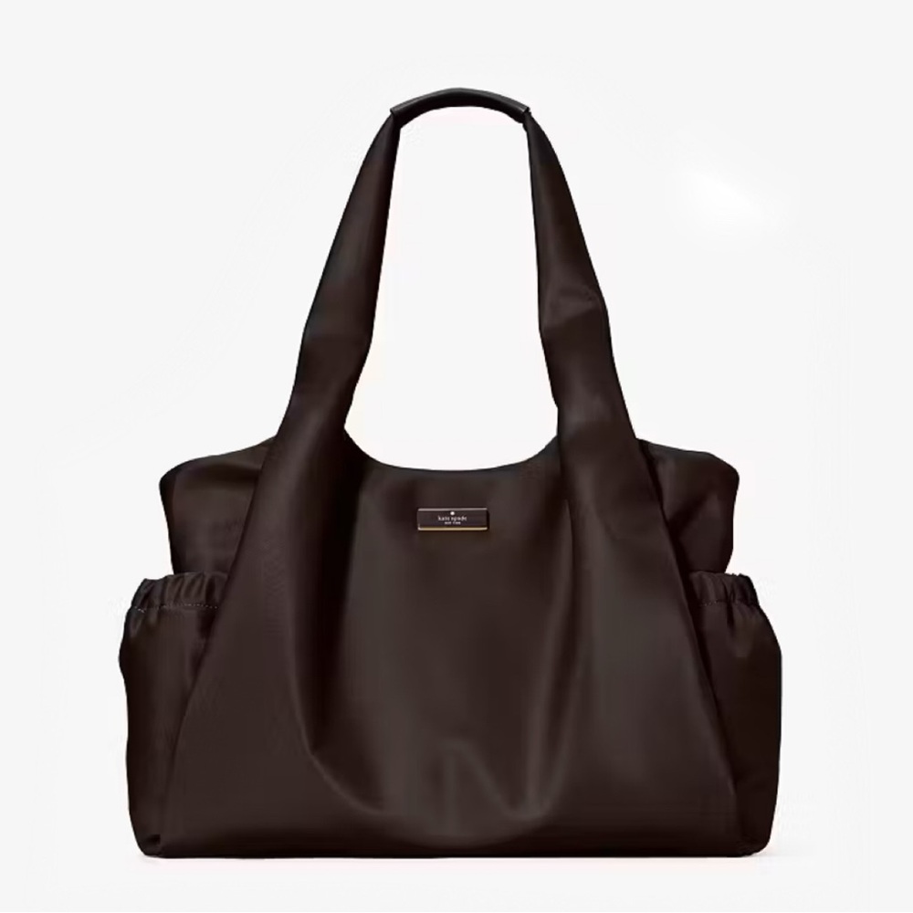 ♠️Kate Spade Carter Nylon Baby Bag Babybag, Hot Fudge Brown NEW NWT